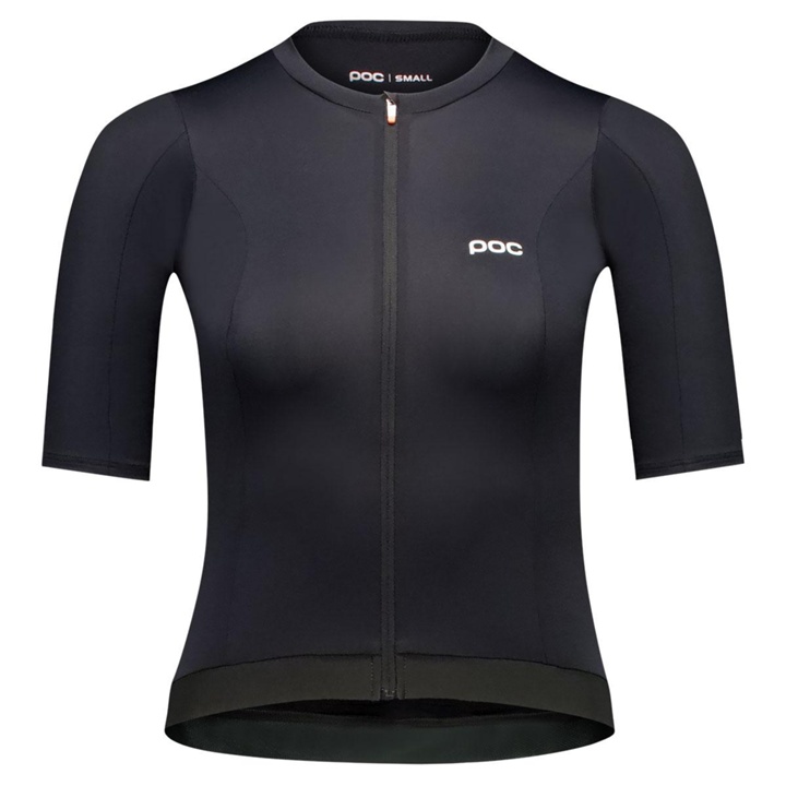 POC Womens Cadence Jersey Damtröja Uranium Black - Klädstorlek M -
