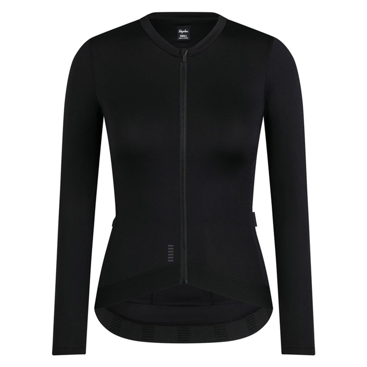 Rapha Women Pro Team Longsleeve Lightweight Jersey III Black/White - K