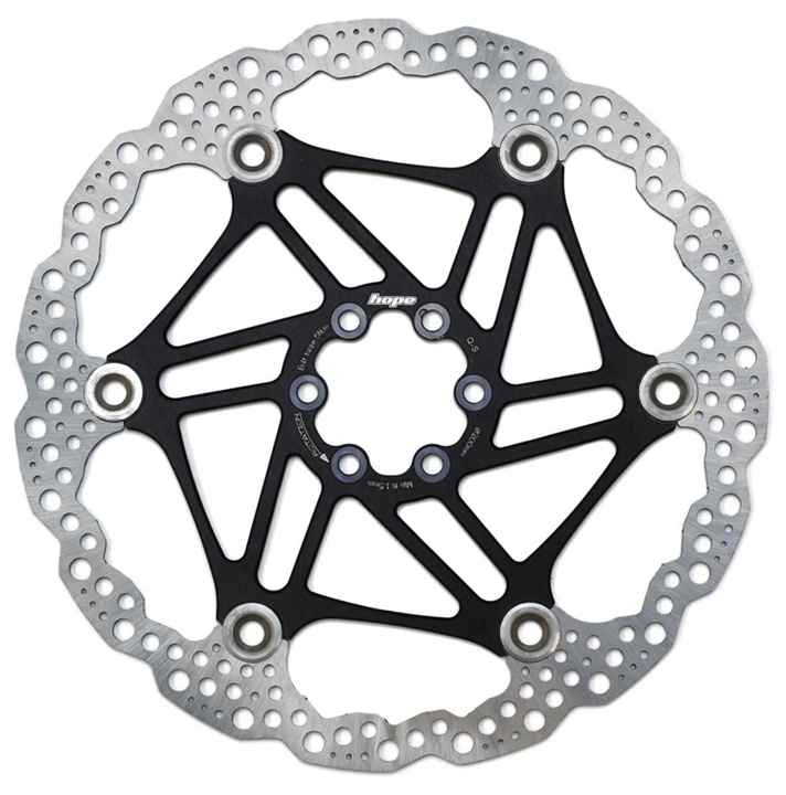 Hope Flytande Bromsskiva Svart - Storlek 160mm -