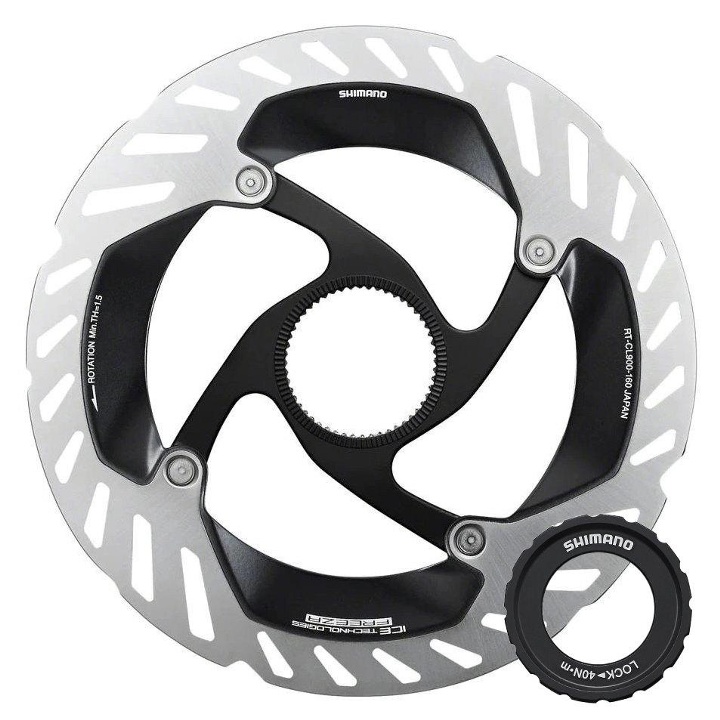 Shimano Dura-Ace RT-CL900 160mm Bromsskiva Centerlock Låsring Med Exte