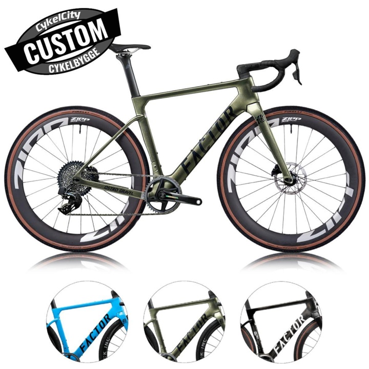 Factor Ostro Gravel Force E1 Custombyggd Gravelcykel
