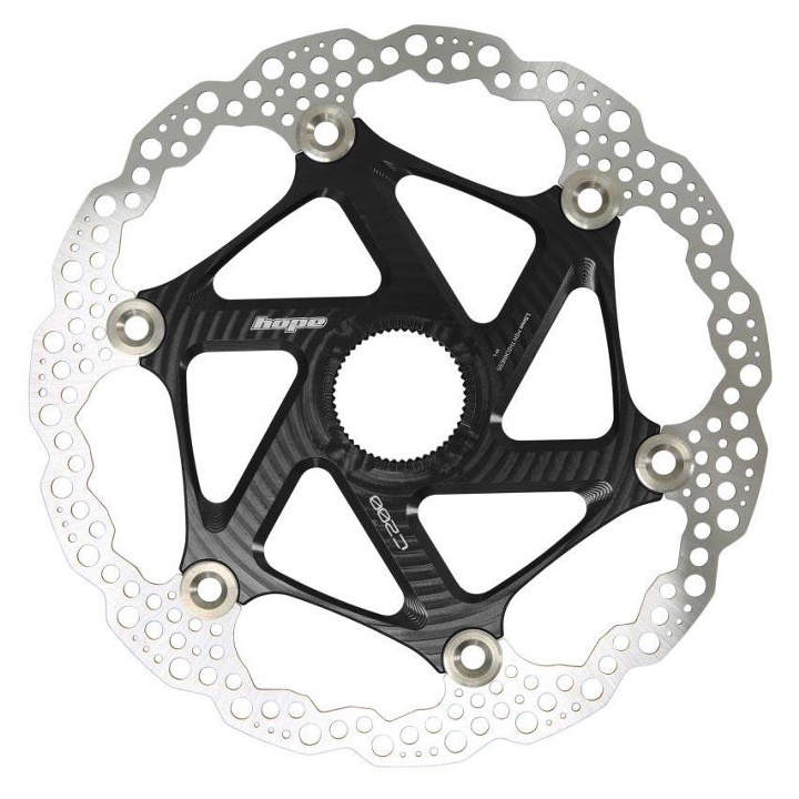 Hope Floating CL Bromsskiva Svart - Storlek 160mm -