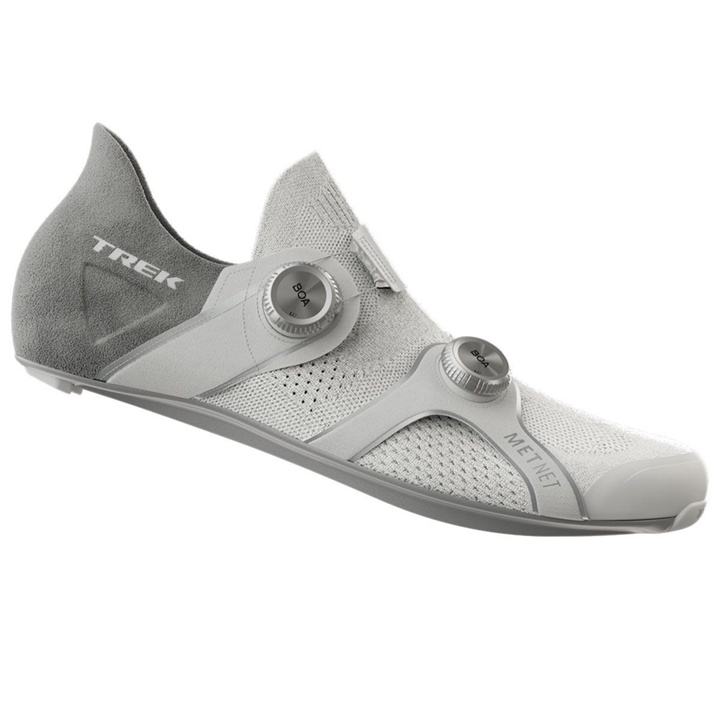 Trek RSL Knit Racerskor White/Silver - Skostorlek 41 -