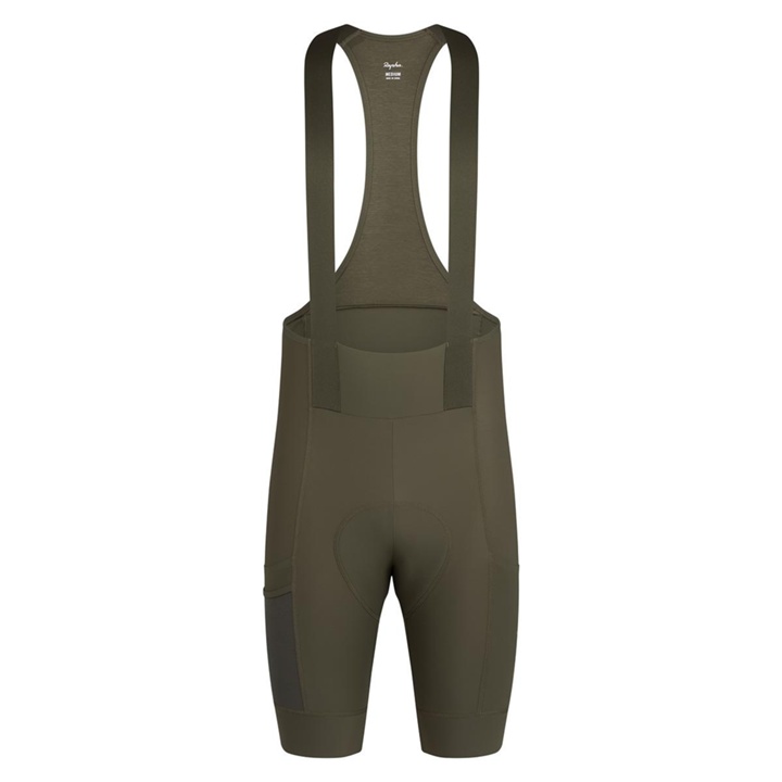 Rapha Brevet Element Cargo Bib Shorts Cykelbyxor Dark Green - Klädstor