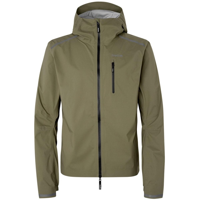 GripGrab EXPLR Waterproof Lightweight Jacket Regnjacka Olive