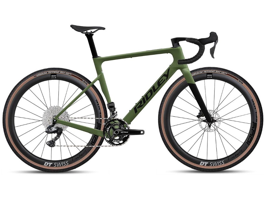 Ridley ASTR RS GRX Di2 2x12 Gravelcykel Crocodile Green