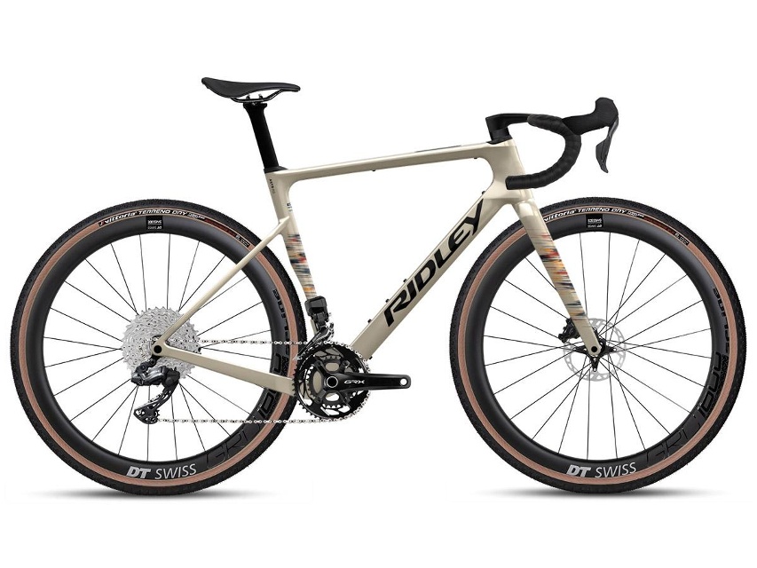 Ridley ASTR RS GRX Di2 2x12 Gravelcykel Raw Sugar