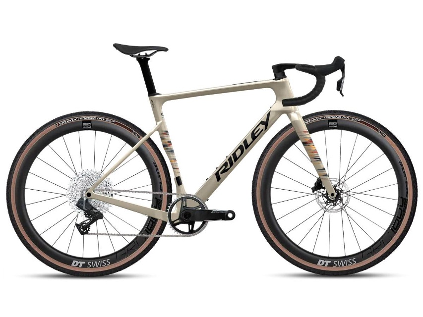 Ridley ASTR RS Force XPLR E1 Gravelcykel Raw Sugar