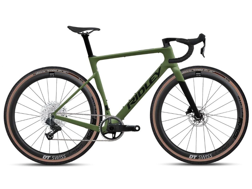 Ridley ASTR RS Force XPLR E1 Gravelcykel Crocodile Green