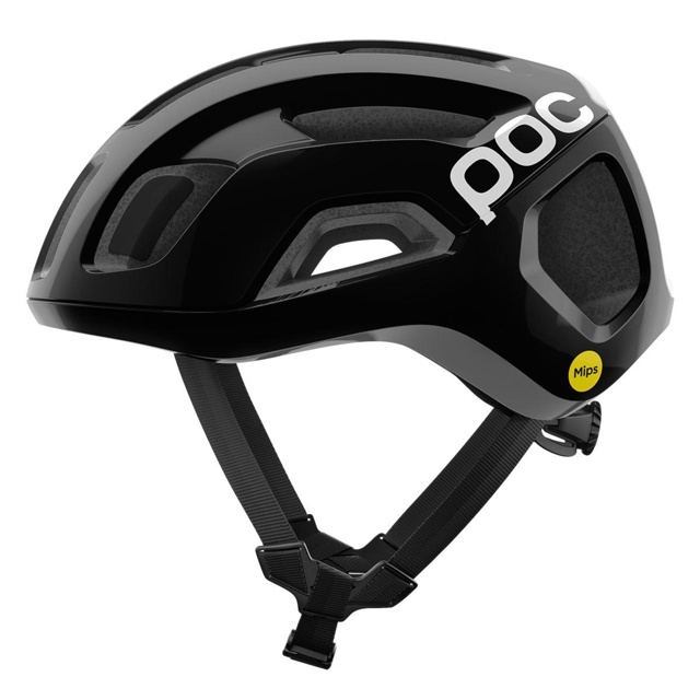 POC Ventral Air MIPS Cykelhjälm Uranium Black Matt/Hydrogen White