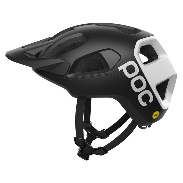 POC Cularis MIPS Cykelhjälm Uranium Black Matt/Hydrogen White