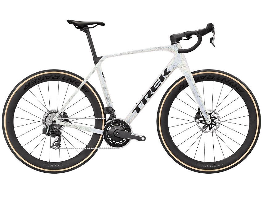 Trek Domane SLR 7 AXS Force Gen 5 Racercykel Mother of Pearl/Silver Marble