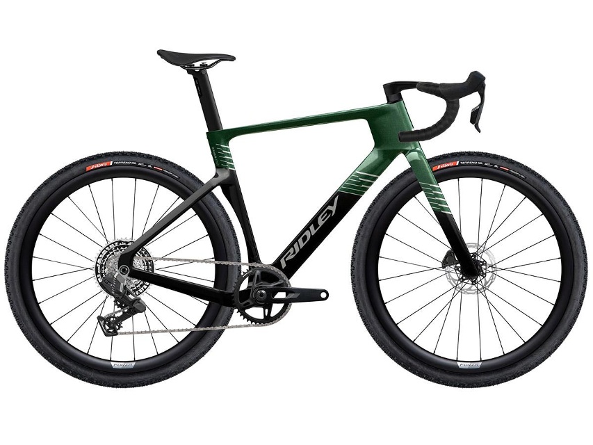 Ridley Kanzo Fast 2.0 SRAM Rival XPLR Gravelcykel Stellar Green/UD Carbon