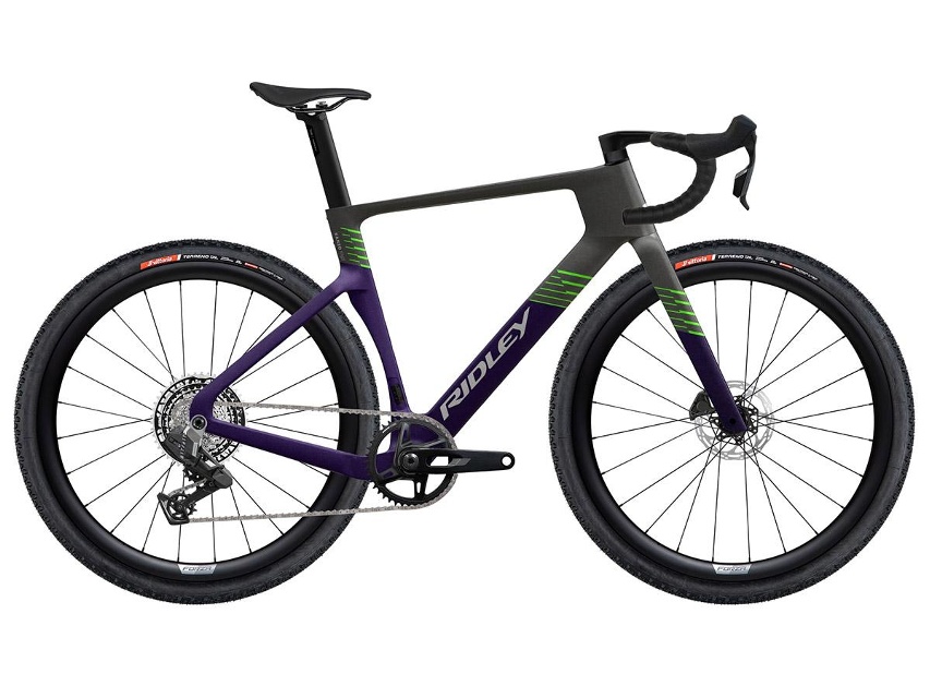 Ridley Kanzo Fast 2.0 SRAM Rival XPLR Gravelcykel Grey/Purple