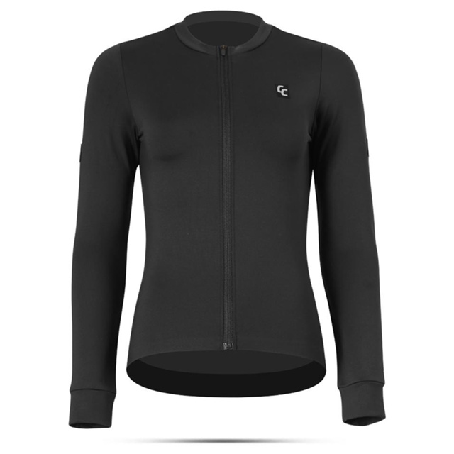 CC Classic Womens Long Sleeve Jersey Cykeltröja Black