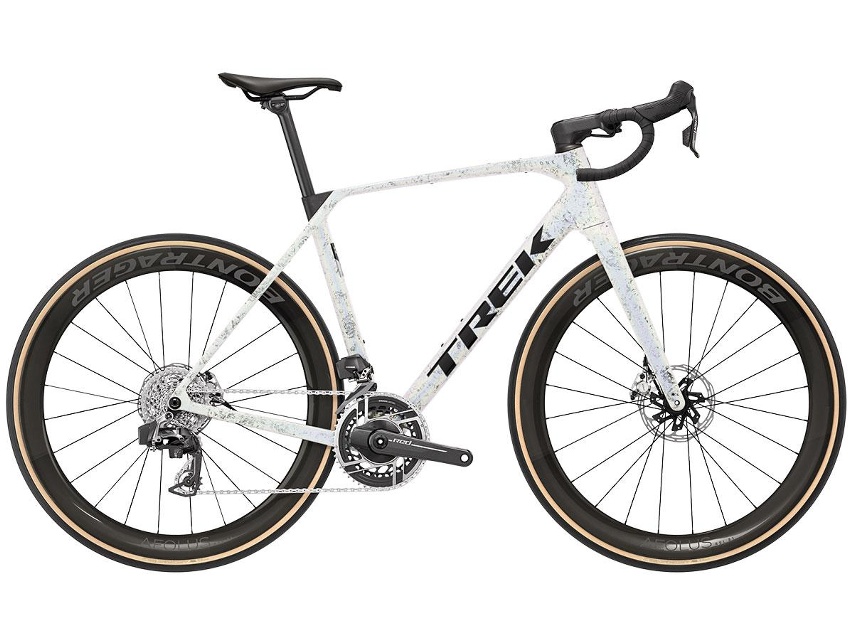 Trek Domane SLR 9 AXS Gen 5 Racercykel Mother of Pearl/Silver Marble