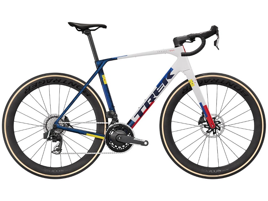 Trek Domane SLR 7 AXS Gen 5 Racercykel Navy Smoke/Trek White