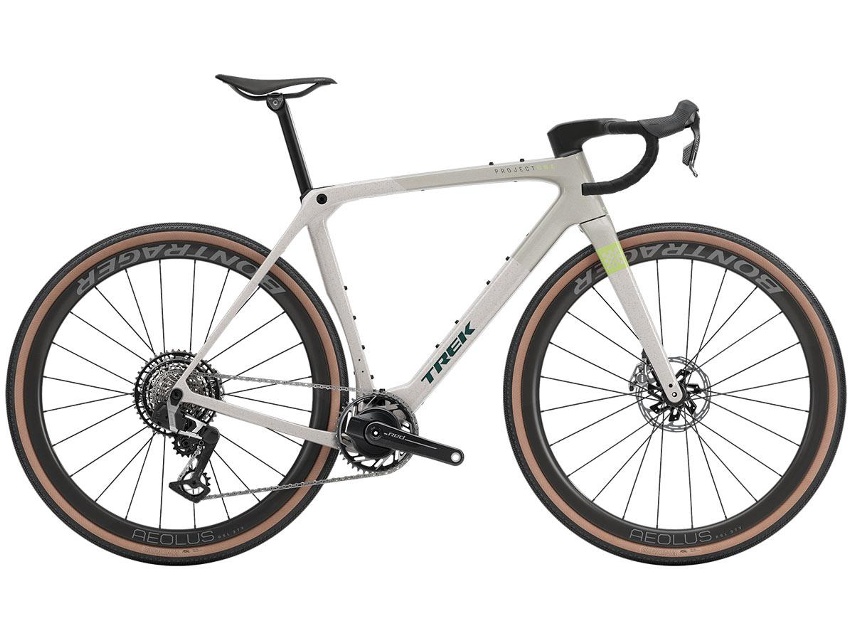 Trek Checkmate SLR 9 RED AXS Gravelcykel Buff Beige/Supernova Splatter