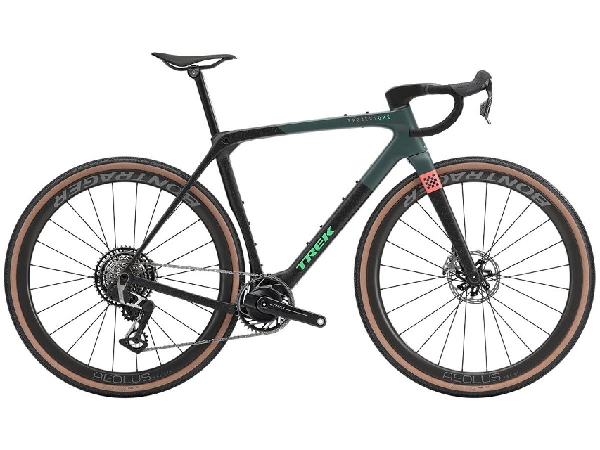 Trek Checkmate SLR 9 RED AXS Gravelcykel Trek Black/Juniper Splatter