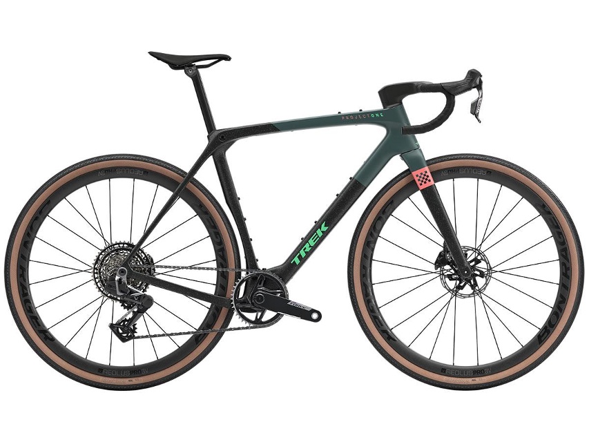 Trek Checkmate SLR 7 Force AXS Gravelcykel Trek Black/Juniper Splatter