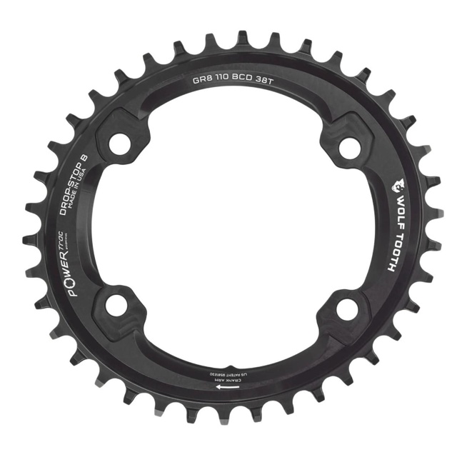 Wolf Tooth Elliptical Oval 38t Shimano GRX Klinga