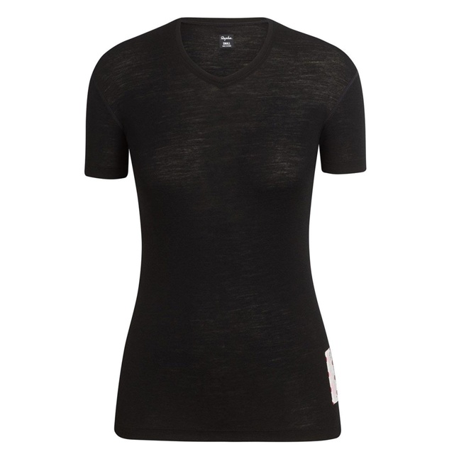 Rapha Women Merino Base Layer Short Sleeve Underställ Svart