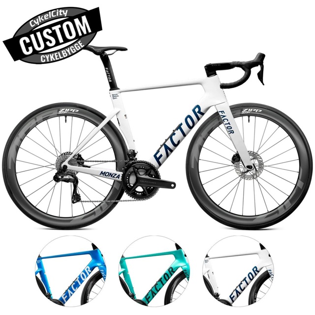 Factor Monza Force E1 Custombyggd Racercykel