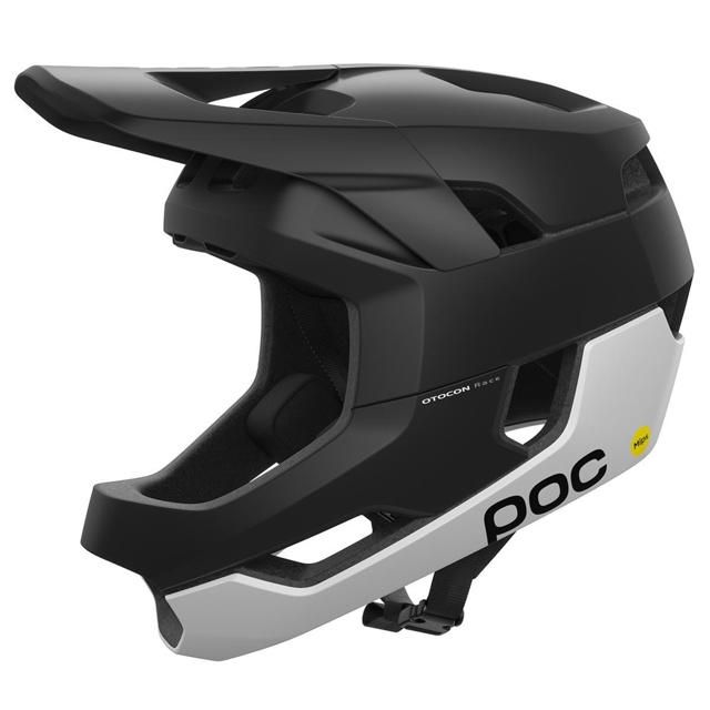 POC Otocon Race MIPS MTB Fullface Hjälm Matt Black/White