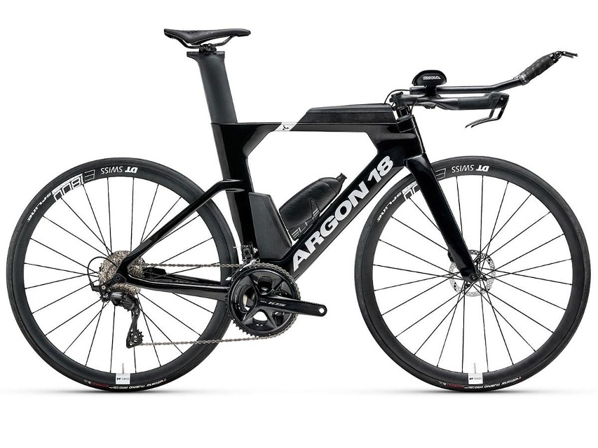 Argon 18 E117 105 R7100 Triathloncykel Black Stealth