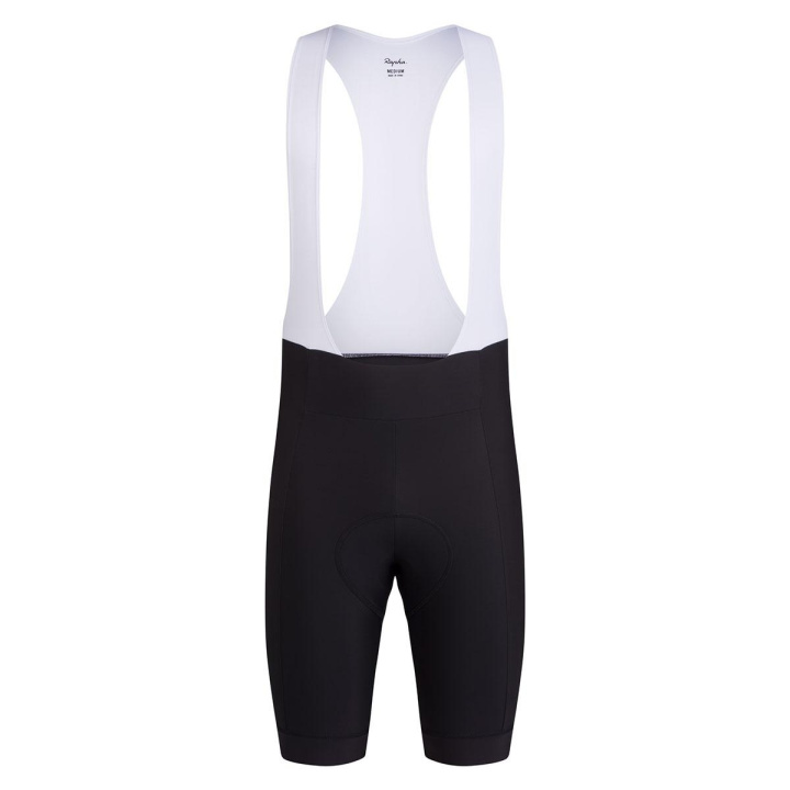 Rapha Core Bib Shorts Cykelbyxor Black/White i gruppen Kläder/skor/hjälm / Byxor / Byxor kortbent hos CykelCity (10139)