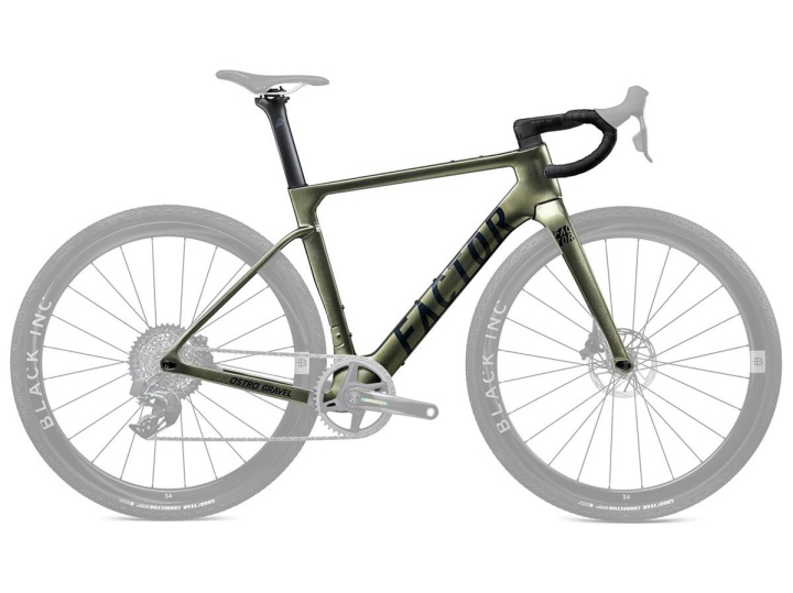 Factor Ostro Gravel Premium Package Ramkit Olive Green i gruppen Cyklar / Cykelramar hos CykelCity (10205)