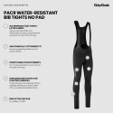 GripGrab PACR Water-Resistant Bib Tight Cykelbyxor Vinter No Pad
