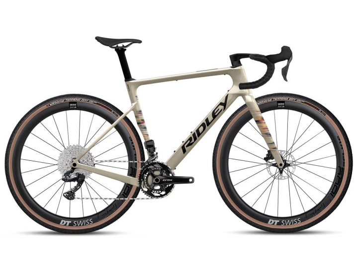 Ridley ASTR RS GRX Di2 2x12 Gravelcykel Raw Sugar i gruppen Cyklar / Gravelcykel/cyclocross hos CykelCity (10297)