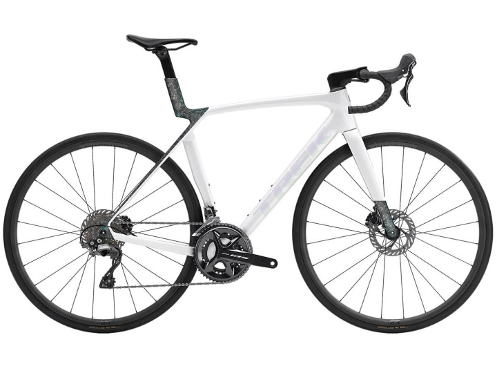 Trek Madone SL 5 105 Racercykel Gloss Crystal White/Matte Deep Smoke i gruppen Cyklar / Racercykel hos CykelCity (10320)