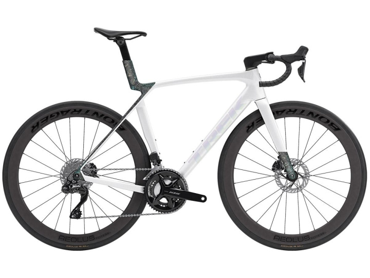 Trek Madone SL 6 105 Di2 Racercykel Gloss Crystal White/Matte Deep Smoke i gruppen Cyklar / Racercykel hos CykelCity (10325)