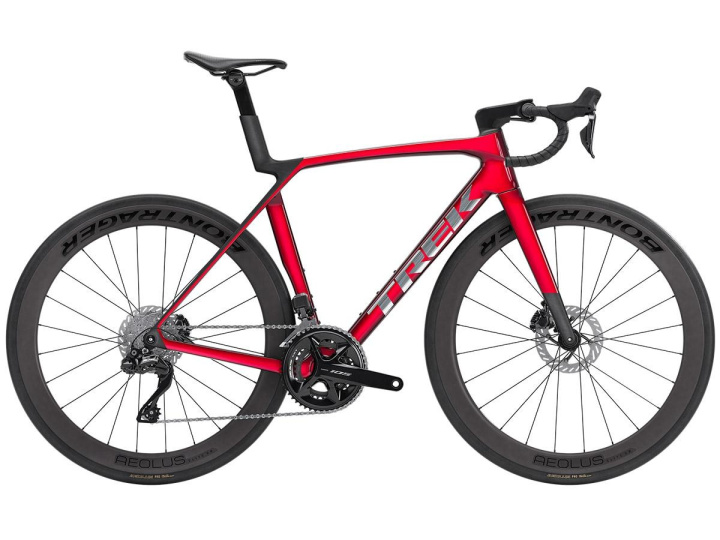 Trek Madone SL 6 105 Di2 Racercykel Gloss Fury Red/Matte Deep Smoke i gruppen Cyklar / Racercykel hos CykelCity (10326)