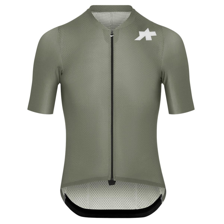 Assos Mille GT Jersey S11 EVO Cykeltröja Edge Green i gruppen Kläder/skor/hjälm / Tröjor / Kortärmade tröjor hos CykelCity (10407)