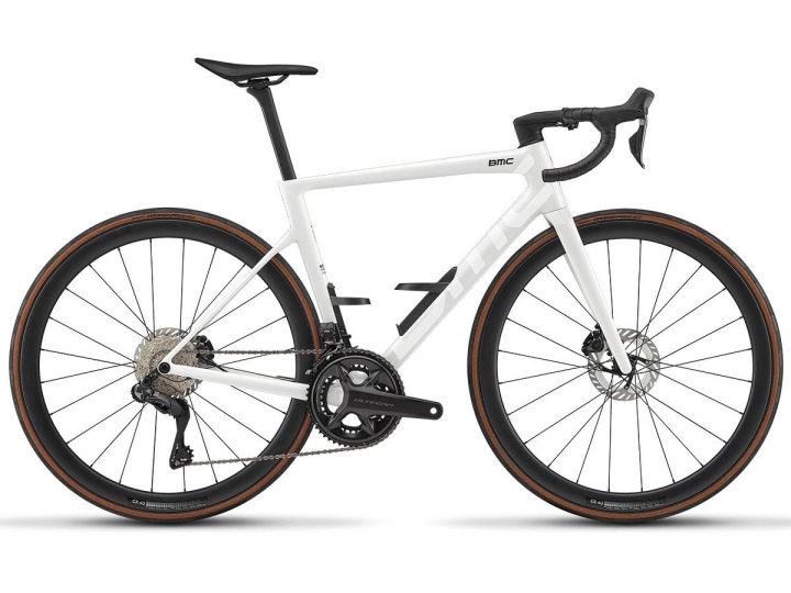 BMC Teammachine SLR 01 Six Gen 5 Ultegra Di2 Racercykel Stealth White i gruppen Cyklar / Racercykel hos CykelCity (10419)