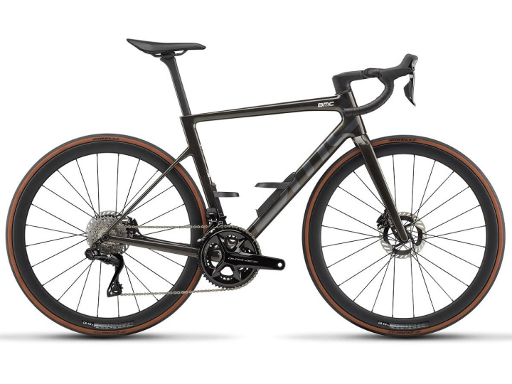 BMC Teammachine SLR 01 Four Gen 5 Dura-Ace Di2 Racercykel Gold Glitter Carbon i gruppen Cyklar / Racercykel hos CykelCity (10422)