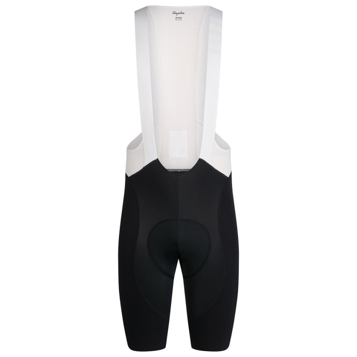 Rapha Pro Team Bib Shorts III Regular Cykelbyxor Black/White i gruppen Kläder/skor/hjälm / Byxor / Byxor kortbent hos CykelCity (10587)
