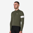 Rapha Core Thermal Long Sleeve Jersey Cykeltröja Dark Green