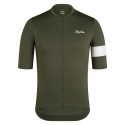 Rapha Core Jersey Cykeltröja Dark Green/White