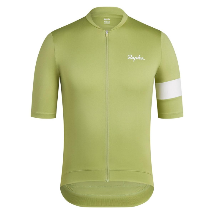 Rapha Core Jersey Cykeltröja Fern/White i gruppen Kläder/skor/hjälm / Tröjor / Kortärmade tröjor hos CykelCity (10593)