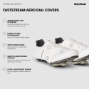 GripGrab Faststream Aero Dial Covers White