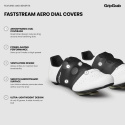 GripGrab Faststream Aero Dial Covers Black