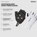 GripGrab Faststream Aero Short Finger Gloves Aerohandskar White