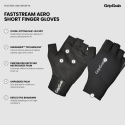 GripGrab Faststream Aero Short Finger Gloves Aerohandskar Black