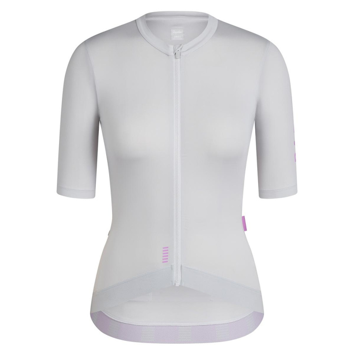 Rapha Women Pro Team Training Jersey III Cykeltröja Dam Silver/Quartz i gruppen Kläder/skor/hjälm / Tröjor / Kortärmade tröjor hos CykelCity (10774)