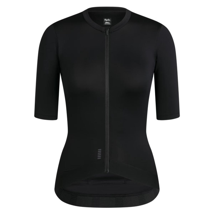 Rapha Women Pro Team Training Jersey III Cykeltröja Dam Black/White i gruppen Kläder/skor/hjälm / Tröjor / Kortärmade tröjor hos CykelCity (10775)