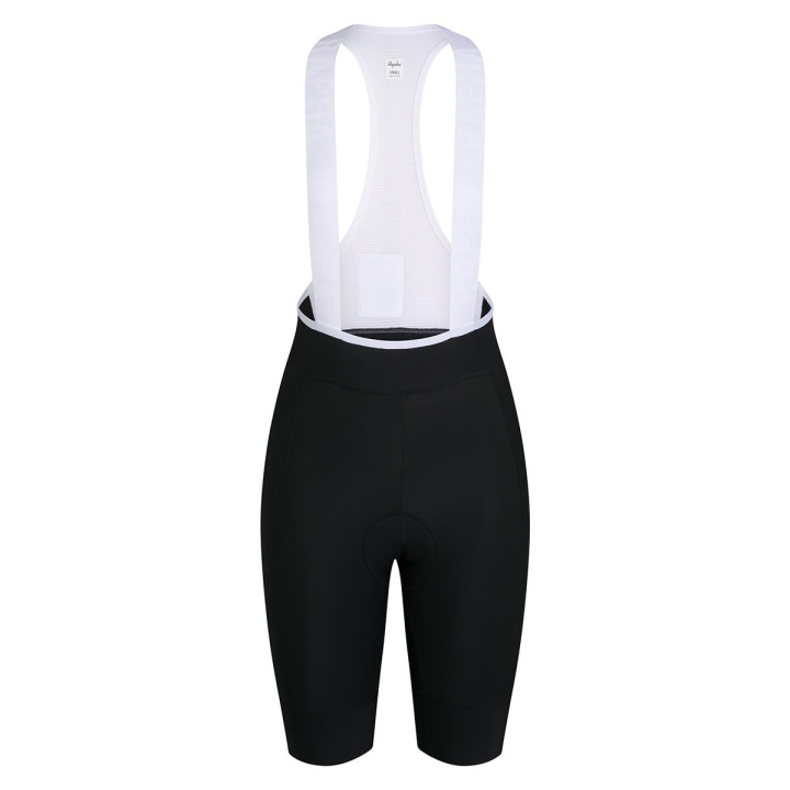 Rapha Women Pro Team Training Bib Shorts II Regular Black/White i gruppen Kläder/skor/hjälm / Byxor / Byxor kortbent hos CykelCity (10777)